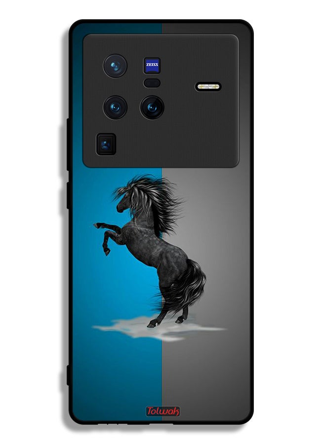 Tolwak Vivo X80 Pro Protective Case Cover Horse Art - Image 2