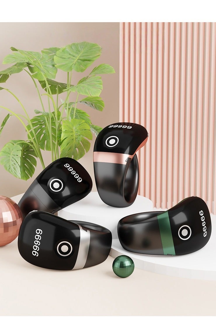 حلقة الصلاة الذكية، شاشة لمس، عداد تسبيح، بطارية كبيرة، شاشة OLED، ساعة رقمية، حلقة بيانات تسبيح، سبحة الكترونية، حلقة الاستغفار، تسبيح الكتروني، هدية رمضانية. - Image 5