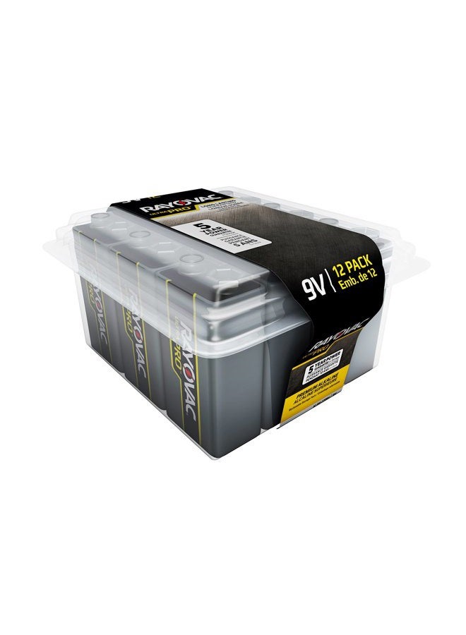 Rayovac RAYAL9V12F Ultra Pro 9V Reclosable 12-pack - Image 1