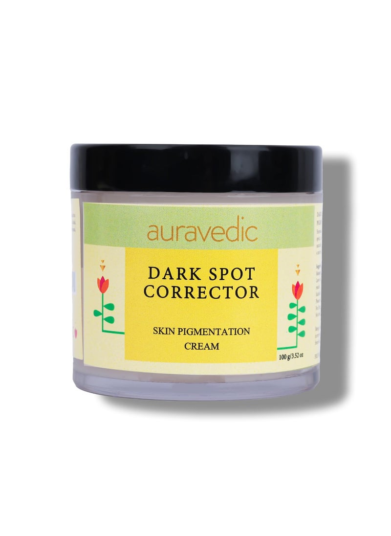 Auravedic Face Cream for Spots  Infused with Turmeric Aloe Vera  Alpha Arbutin  Helps Reduce Scars  Marks  Ayurvedic Lightweight Facial Moisturizer  353 Oz100 g 