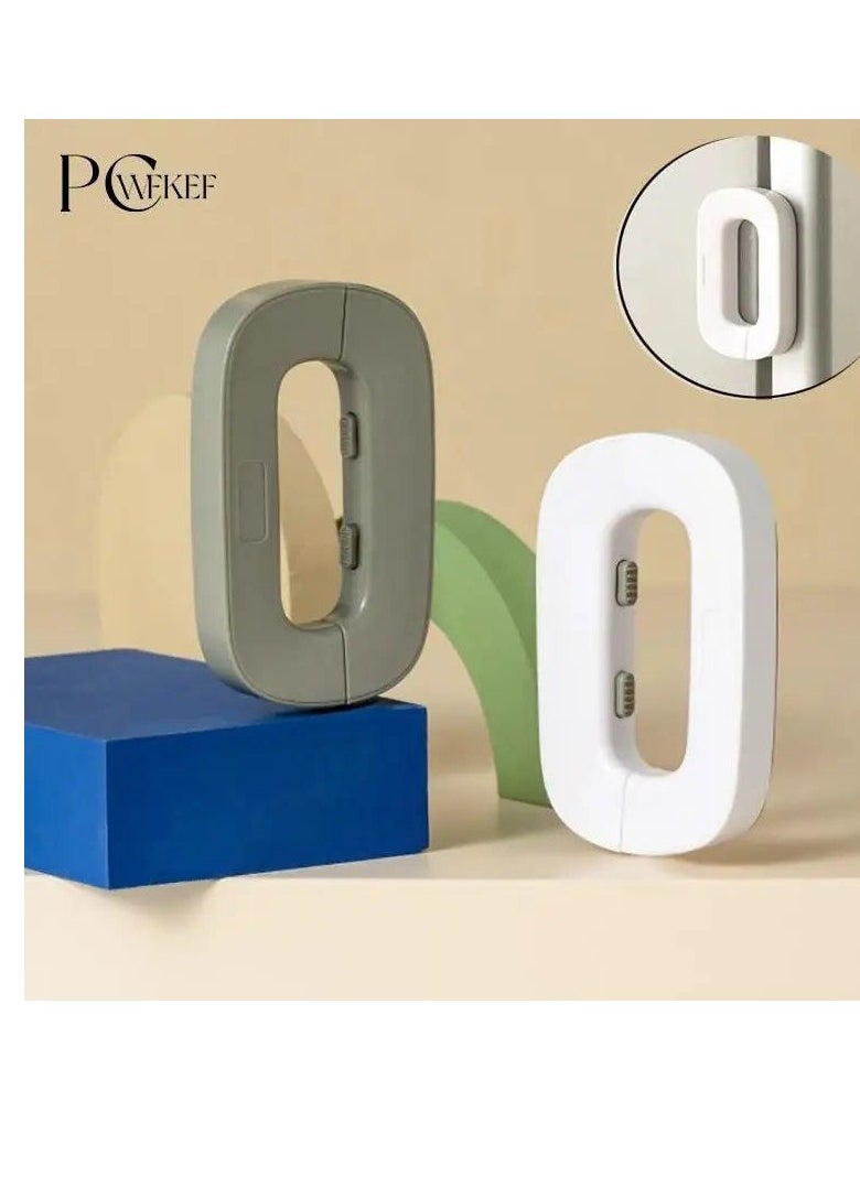 Generic Refrigerator lock, multi-purpose lock, suitable for cabinets and drawers, available in gray IR color  - Image 1