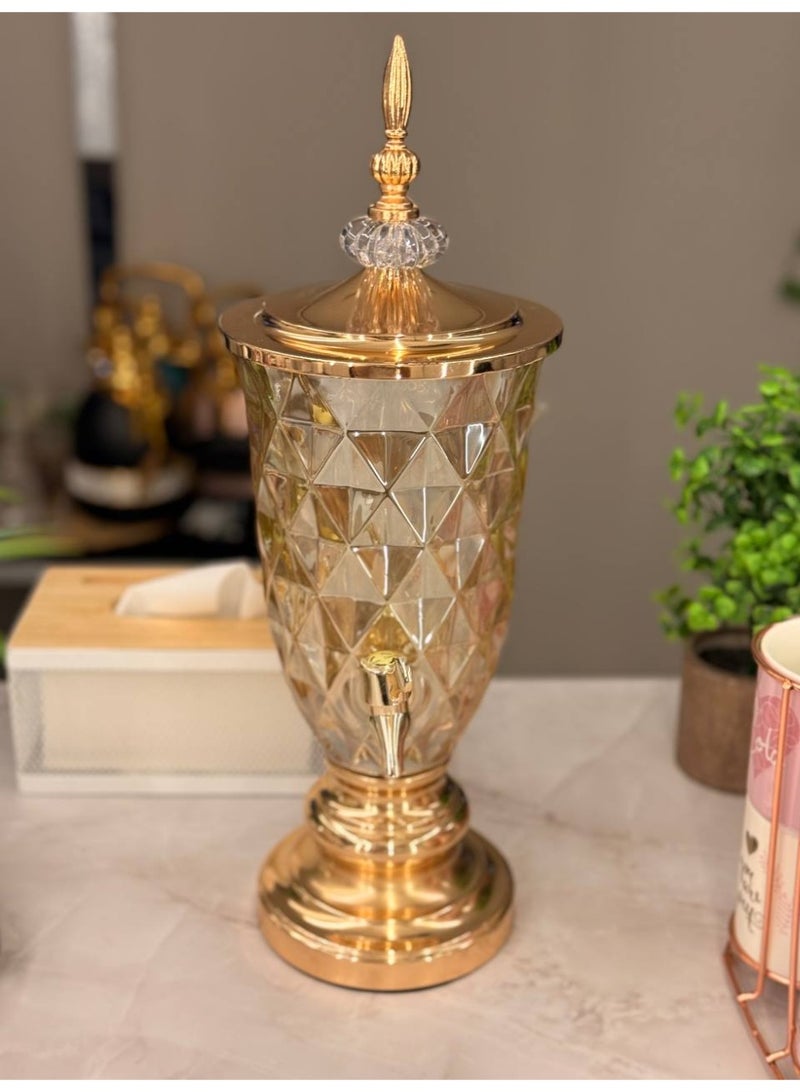 Glass Cold Water Mason Jar | Beer Dispenser |Beverage Drink Dispenser| Liquor Dispenser | Water Mason jar | Dispenser Beverage Jar 2000ml - Image 3