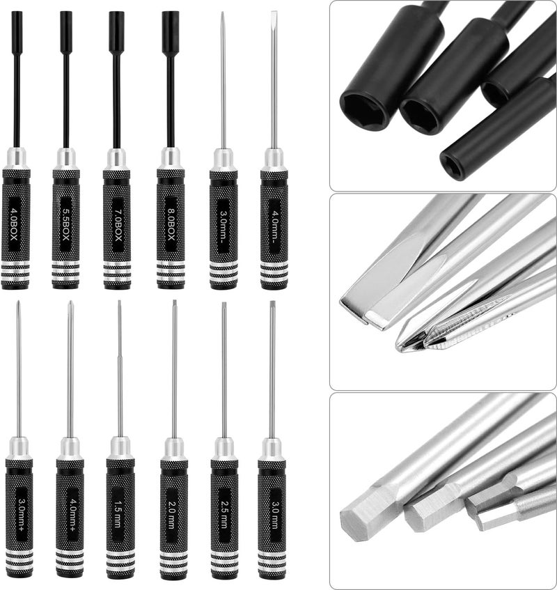 QWORK® 18 in 1 RC Tool Set for RC Cars, Boats, Racing Drones, and Robots - Image 4