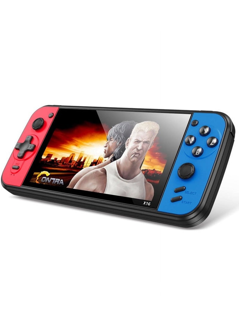 Handheld Video Game, Video Game Console with MP4 Player Double Rocker Control For GBa NES Games Support TF Card With 7" Screen 8GB Portable Game Console with Double Rocker Control - Image 1