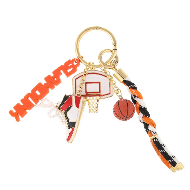 Madison Tyler Basketball Cute Sport Keychains for Women | Bag Charms for Handbags | Gold Plated Purse Charms for Handbags Decor Backpack Bag Trendy - Image 1