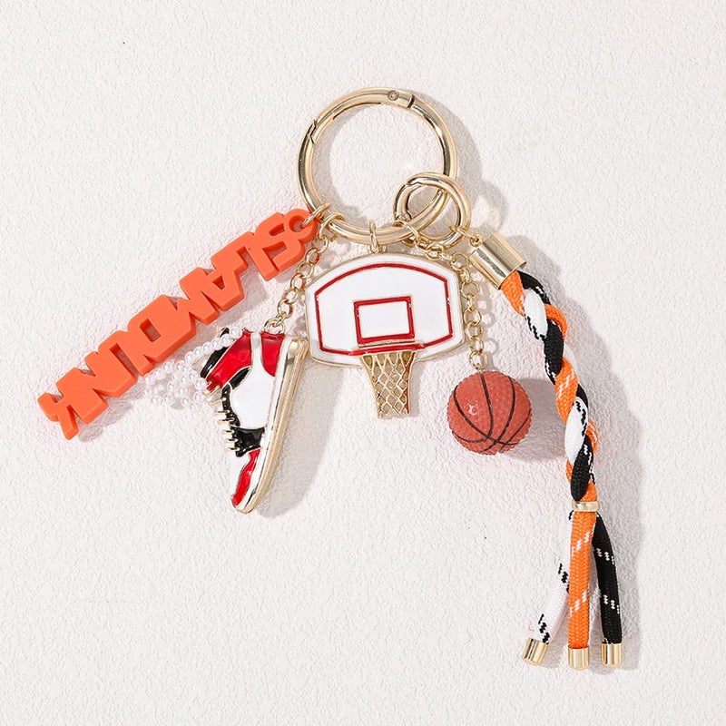 Madison Tyler Basketball Cute Sport Keychains for Women | Bag Charms for Handbags | Gold Plated Purse Charms for Handbags Decor Backpack Bag Trendy - Image 2