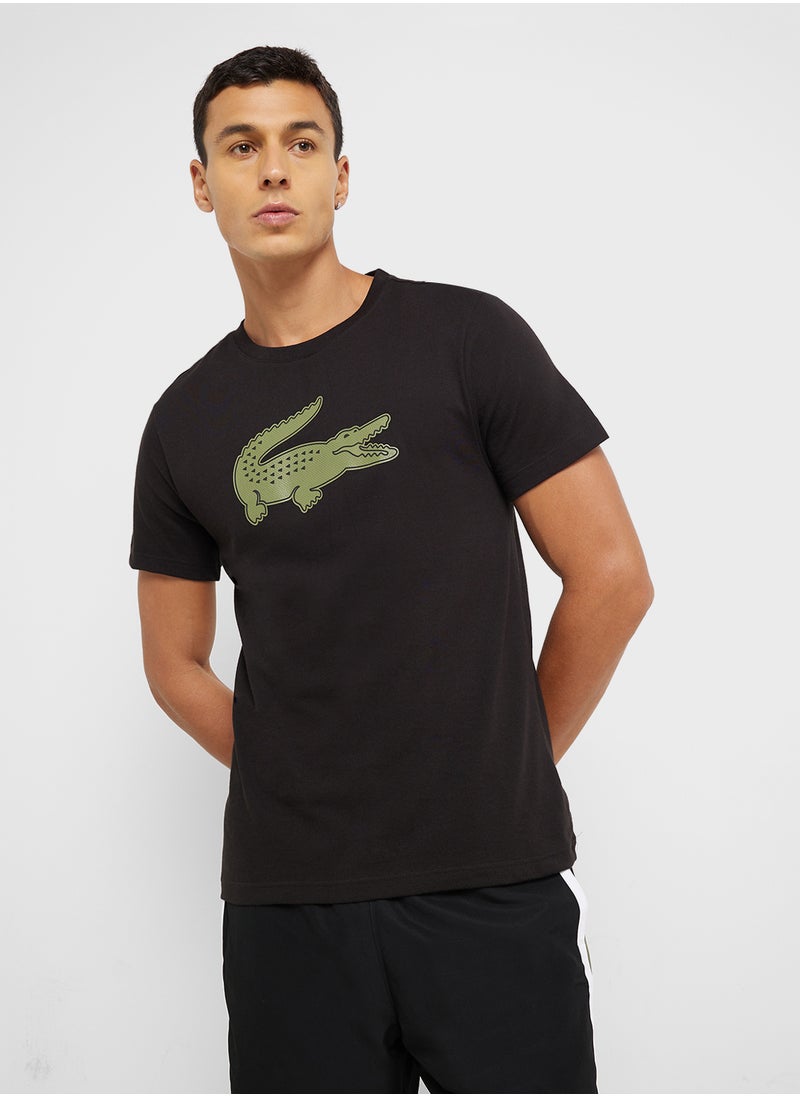 LACOSTE Logo Crew Neck Short Sleeve T-Shirt  - Image 1