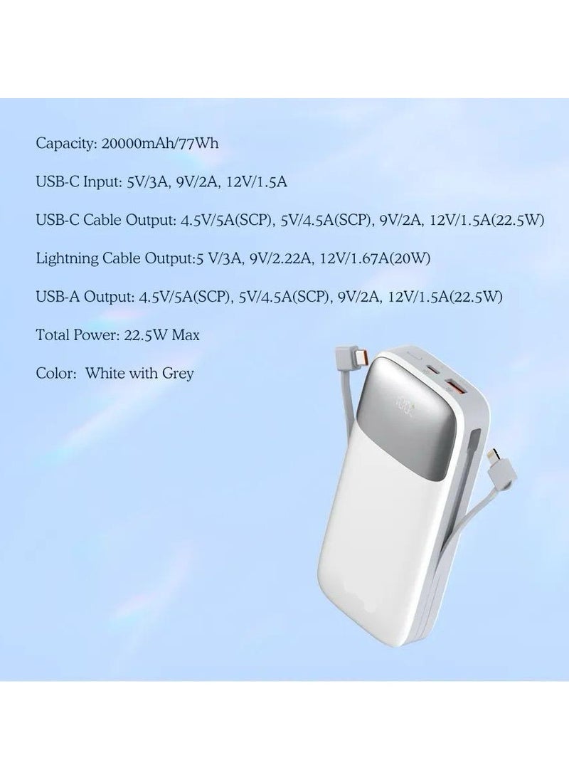 Generic - Large Capacity 20000mAh Outdoor Portable Power Bank for Iphone 15 14 13 Por Max AirPods Laptop - Image 1