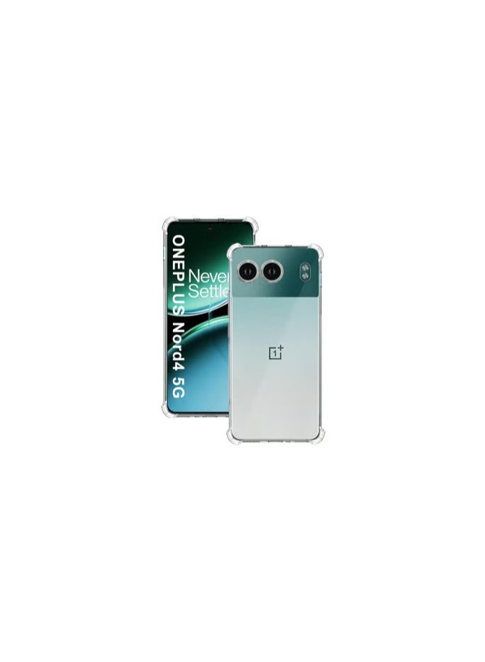 CATANES OnePlus Nord 4 5G Case Cover TPU Clear Protective Case Rugged Shockproof and Durable Back Cover