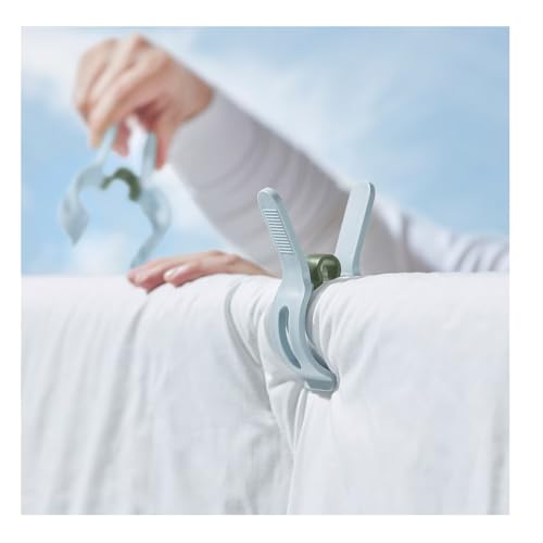 NT-STAR Large Clips|pegs are Perfect for Hanging Heavier Laundry Such as Sheets, Quilts or Blankets,Blue (Pack of 2) - Image 3