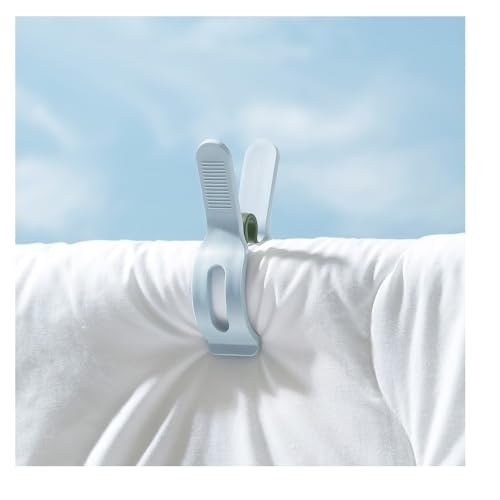 NT-STAR Large Clips|pegs are Perfect for Hanging Heavier Laundry Such as Sheets, Quilts or Blankets,Blue (Pack of 2) - Image 4