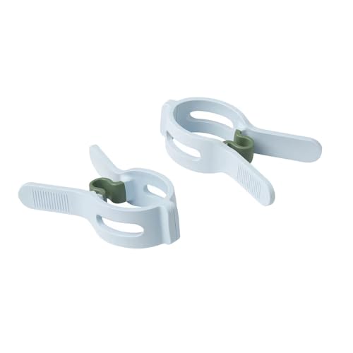 NT-STAR Large Clips|pegs are Perfect for Hanging Heavier Laundry Such as Sheets, Quilts or Blankets,Blue (Pack of 2) - Image 1