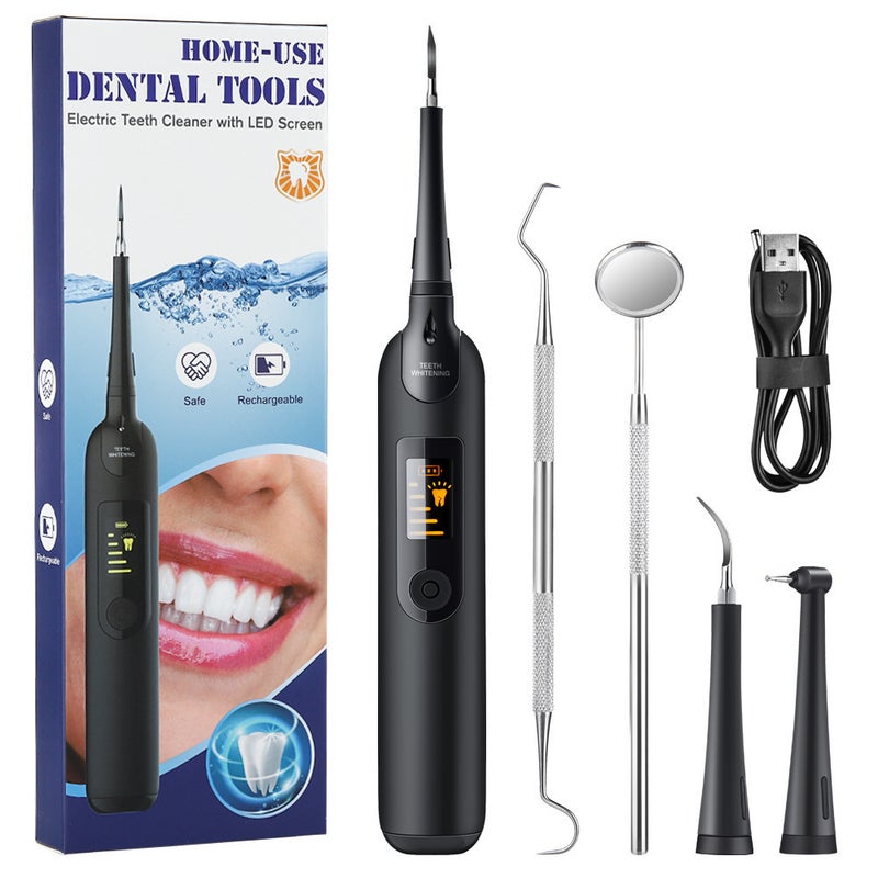 Dental Cleaner Household Dental Beauty Instrument Set Portable Electric High Frequency Dental Care Tool For Tooth Stone - Image 2