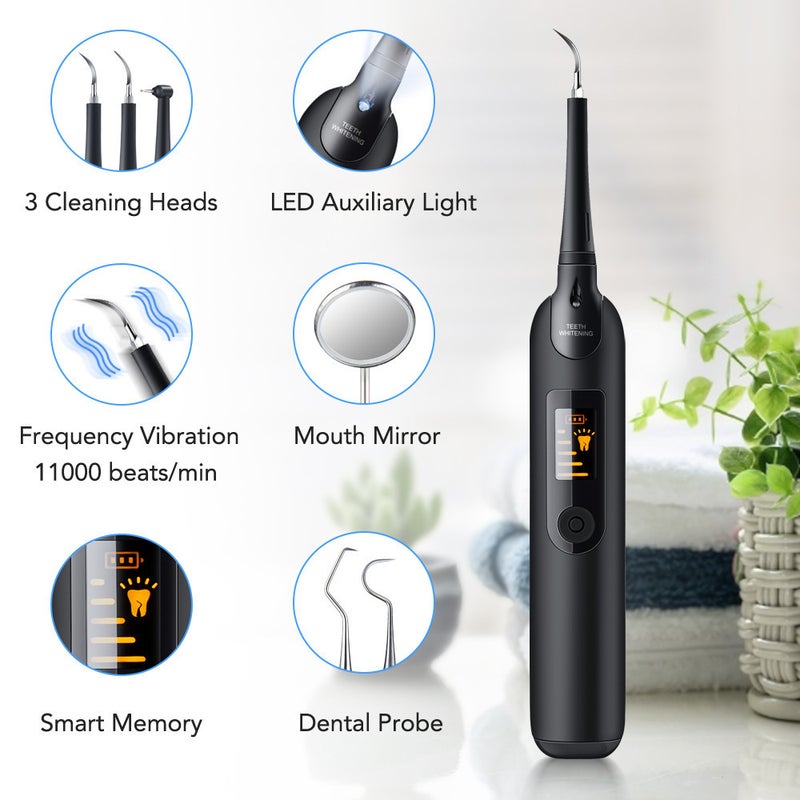 Dental Cleaner Household Dental Beauty Instrument Set Portable Electric High Frequency Dental Care Tool For Tooth Stone - Image 4