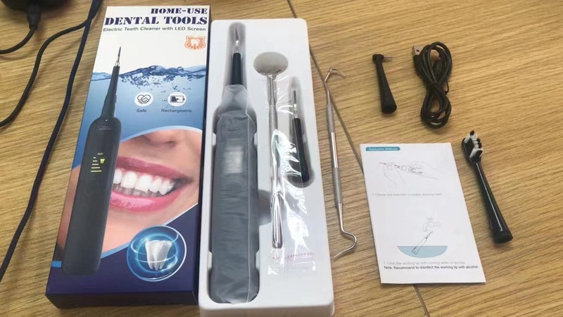 Dental Cleaner Household Dental Beauty Instrument Set Portable Electric High Frequency Dental Care Tool For Tooth Stone - Image 1