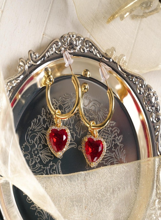 Botrinal Descendant 4 Rise of Red Earring Descendant Earring Jewelry Set Queen Of Hearts Costume Jewelry for Women Halloween Christmas Gift - Image 4