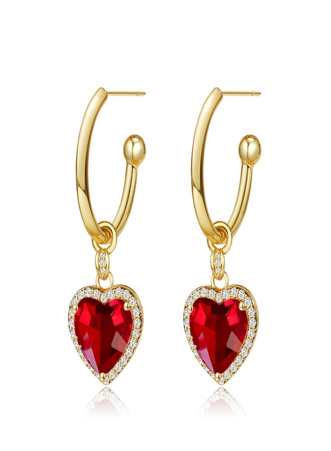 Botrinal Descendant 4 Rise of Red Earring Descendant Earring Jewelry Set Queen Of Hearts Costume Jewelry for Women Halloween Christmas Gift - Image 1