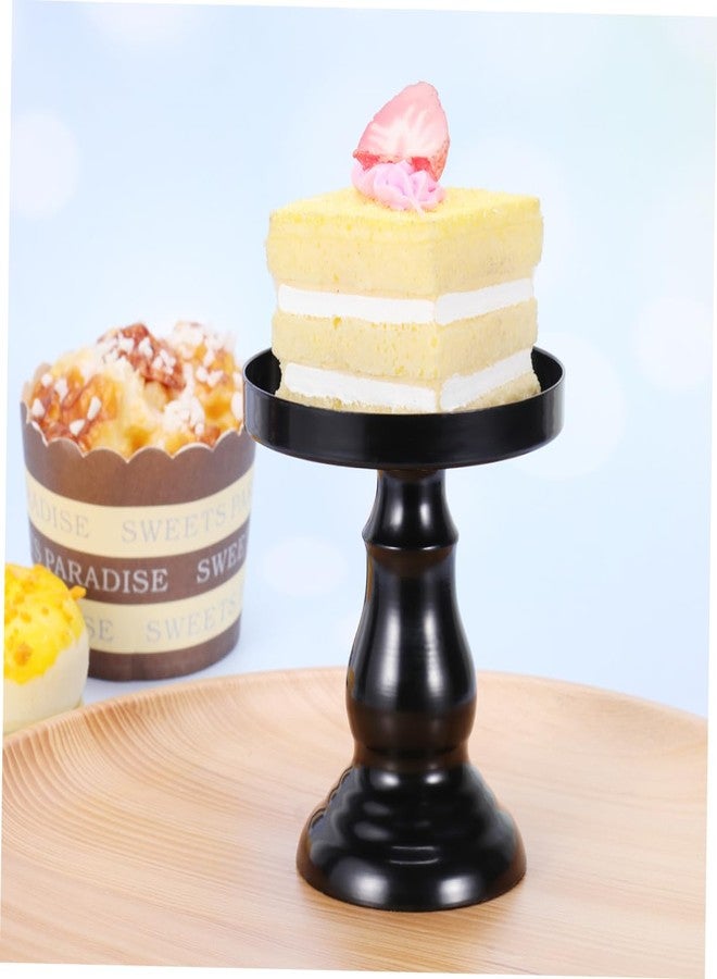 UTHCLO Mini Cake Stand 3.74X3.14X3.14In Round Dessert Pedestal for Wedding Party Birthday Display Tray Perfect for Cupcakes Muffins and Treats - Image 3