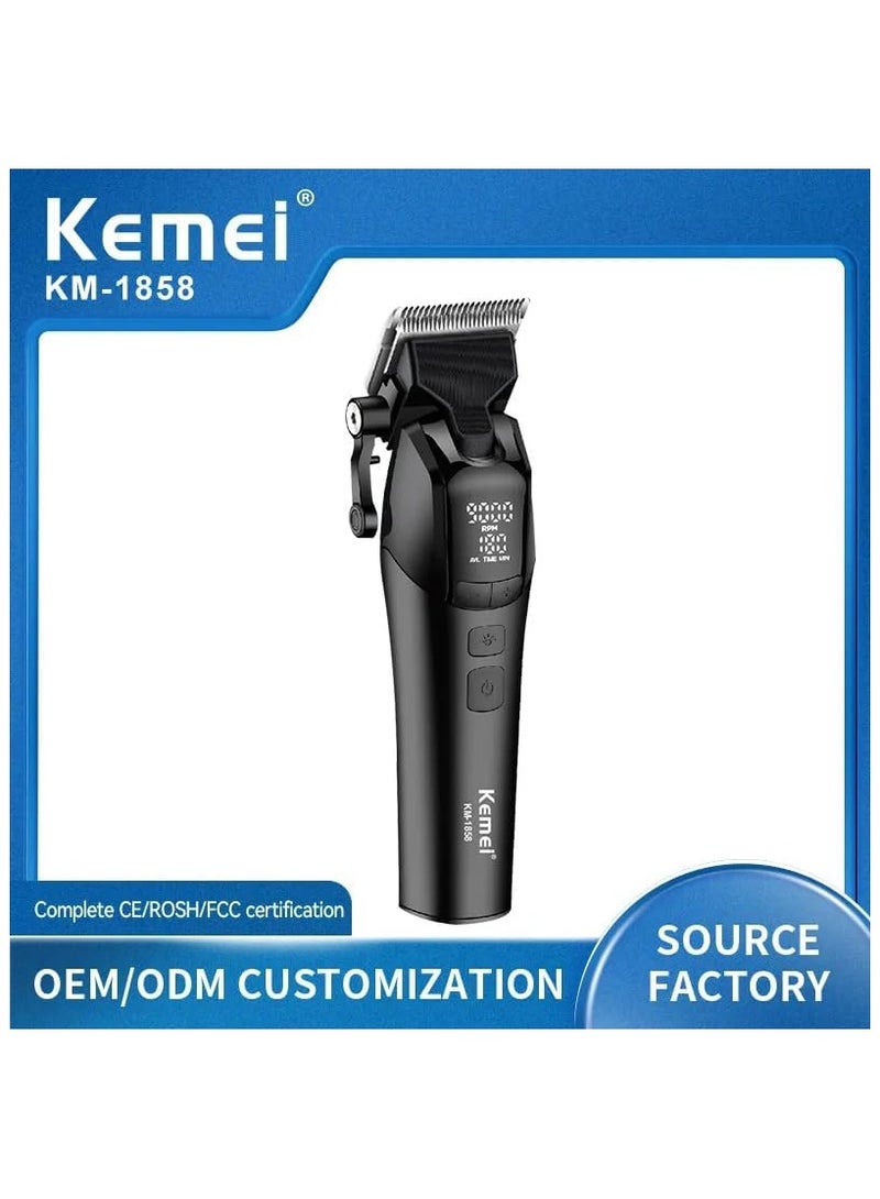 Kemei KM 1858 Men's Hair Clipper Get the Perfect Haircut at Home - Image 2