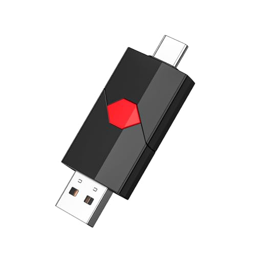 Aiibe 128GB USB C Flash Drive Dual Type C + USB A 128GB Jump Drive Push-Pull Thumb Drive for iPhone 15/16 Smartphone Tablet Computer - Image 1