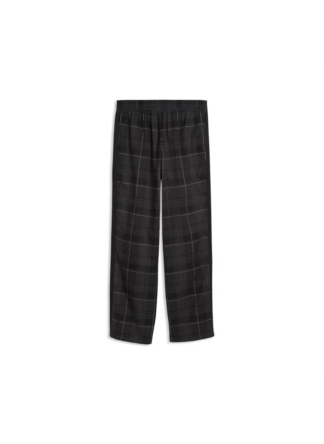 Puma PUMA Black T7 Relaxed Tartan Track Pants Men for Men | Best Price UAE