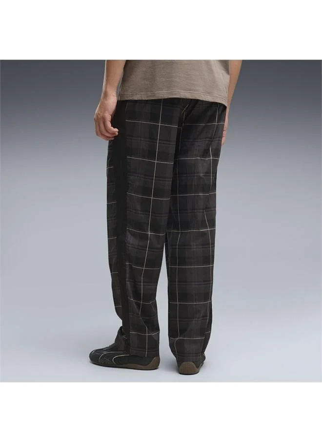 Puma PUMA Black T7 Relaxed Tartan Track Pants Men for Men | Best Price UAE