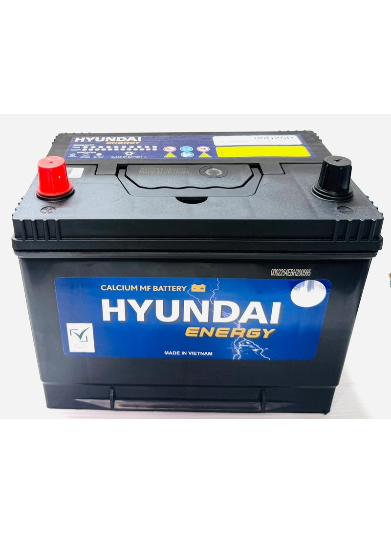 HYUNDAI Car Battery 12V 70AH 80D26R / NX110-5MF - Image 4