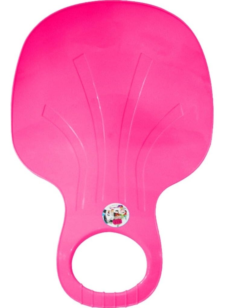 MahMir Kid's Sand Skiing Board with Handle, Grass ,Snow , Sand Board Ski Pad for Outside Sports ( Pink ) - Image 1