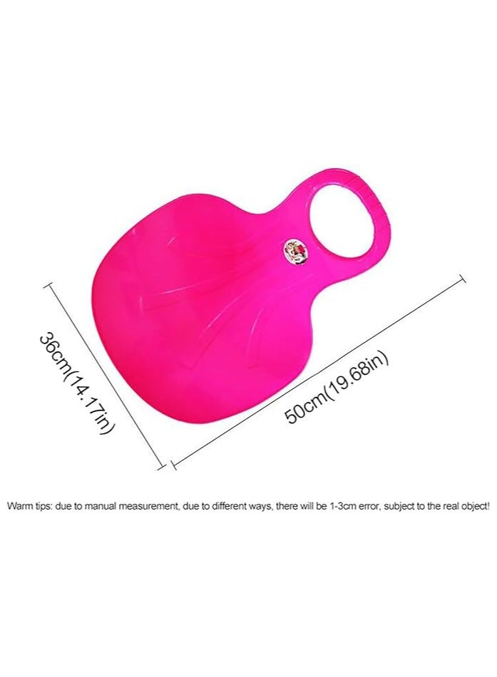 MahMir Kid's Sand Skiing Board with Handle, Grass ,Snow , Sand Board Ski Pad for Outside Sports ( Pink ) - Image 4