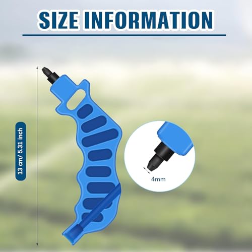 APPSTER 2-in-One 4mm Tubing Hole Punch Tool & Fitting Insertion Tool - Drip Irrigation Pipe Easier 1/4" Inch Insert for Emitter, Drippers, Fogger, Misting Nozzles - Image 3