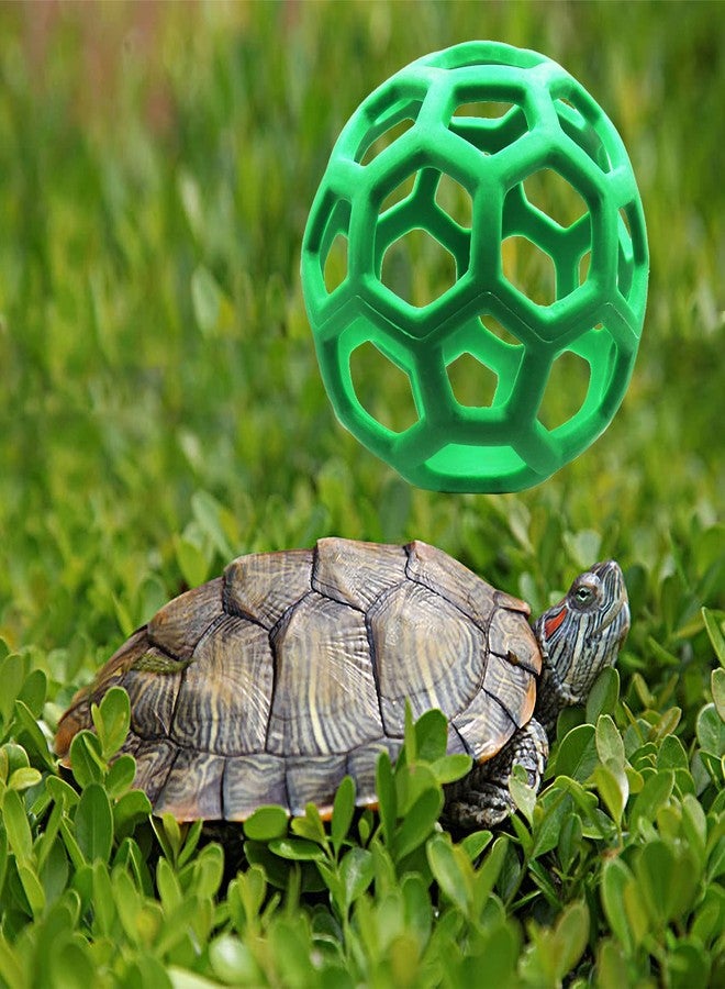 Tirifer Tortoise Treat Ball Toy Hay Fruit Vegetable Feeder Hanging Feeding Grass Holder Foraging Toy for Small Animals Pet Tortoise Turtle - Image 4