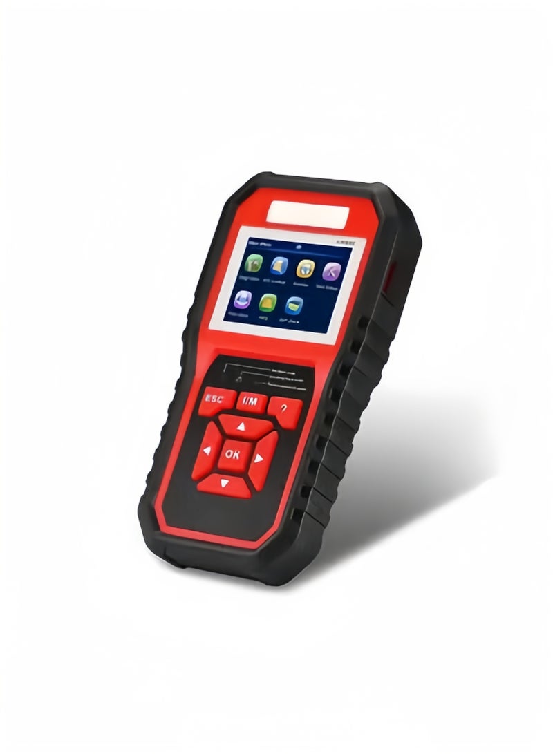 OBDII Car Computer Fault Scanner Code Reader, Suitable for Gasoline/Diesel/Hybrid Vehicles, Supports Multiple Languages & Detect Car Battery Voltage - Image 2