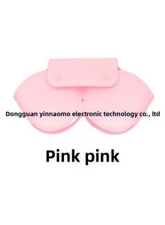 Generic Applicable To Apple AirPods Max Headset Protective Cover Silicone Storage Bag Drop-resistant Dustproof Sleep Headset-Color:Pink-Model:Silicone Storage Bag  - Image 1