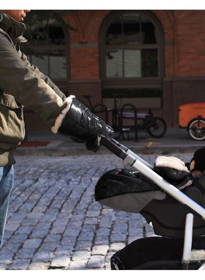 7:00 AM 7AM Children's Heated Sleeves for Strollers â€“ Warmmuffs Anti-Frost, Cold Weather, Water Repellent  Warm Gloves for Pushchairs, Prams and Car Seat Bar - Image 2