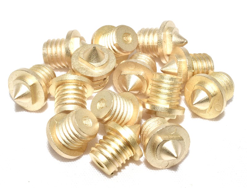 ecoSpikes Stainless Steel Track and Cross Country Spikes (1/8" Gold, 14x) - Image 1