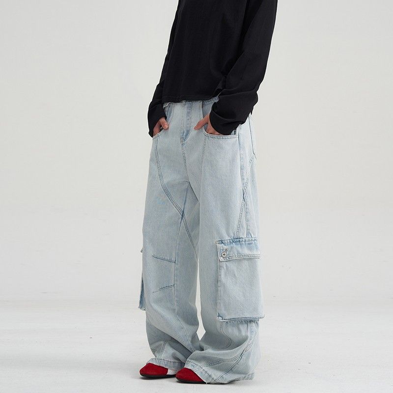 Vintage Classic European-American Design Daily Commute Jeans  Size_S - Image 2
