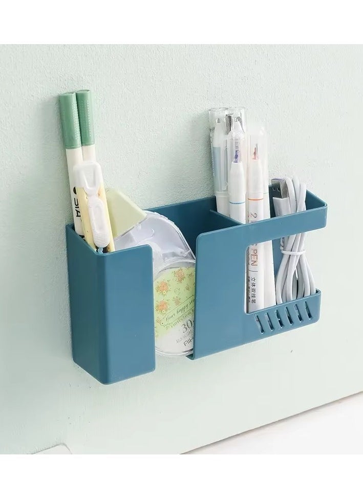 TWEGGON 2in1 Wall Mounted Storage Box Punch-free Mobile Phone Holder  - Image 2