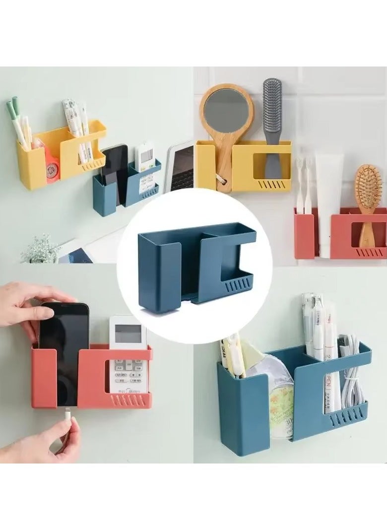 TWEGGON 2in1 Wall Mounted Storage Box Punch-free Mobile Phone Holder  - Image 4