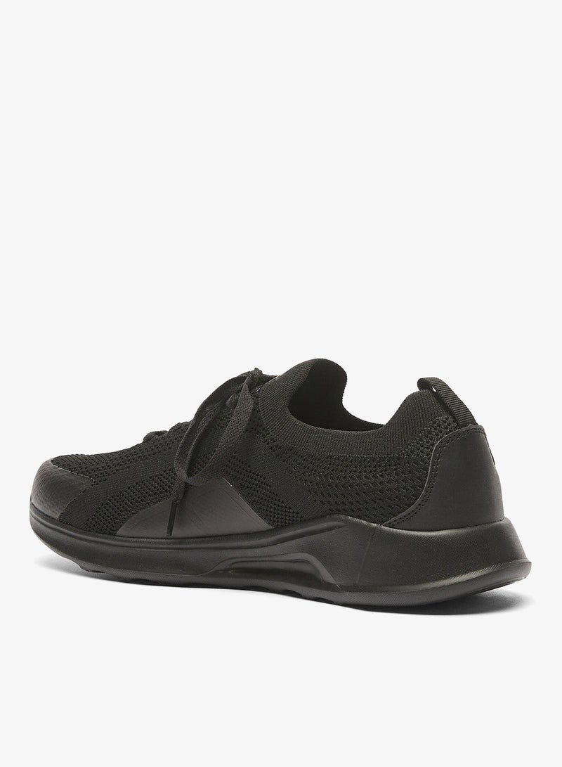 Oaklan by Shoexpress Mens Oaklan Textured Slip-On Sports Shoes With Lace Detail - Image 2