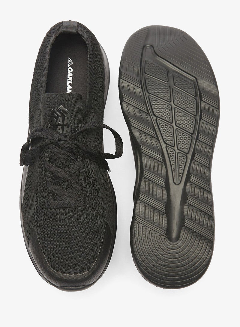 Oaklan by Shoexpress Mens Oaklan Textured Slip-On Sports Shoes With Lace Detail - Image 4