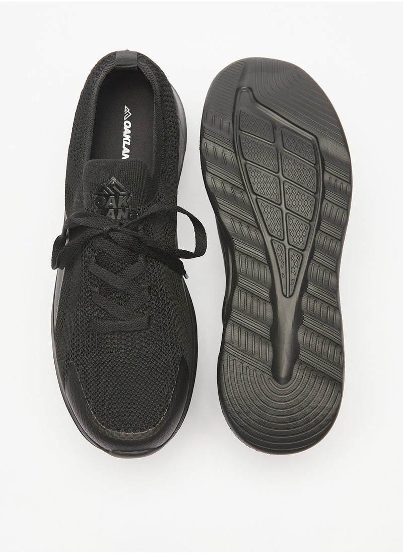 Oaklan by Shoexpress - Mens Oaklan Textured Slip-On Sports Shoes With Lace Detail - Image 1