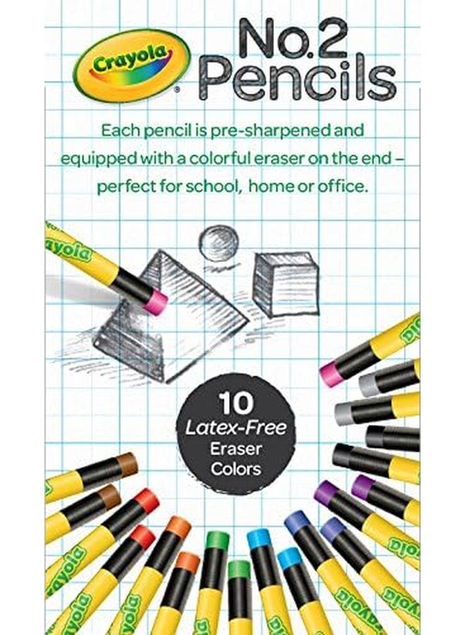 Crayola Number 2 Pencils Classroom Supplies 20 Count - Image 4