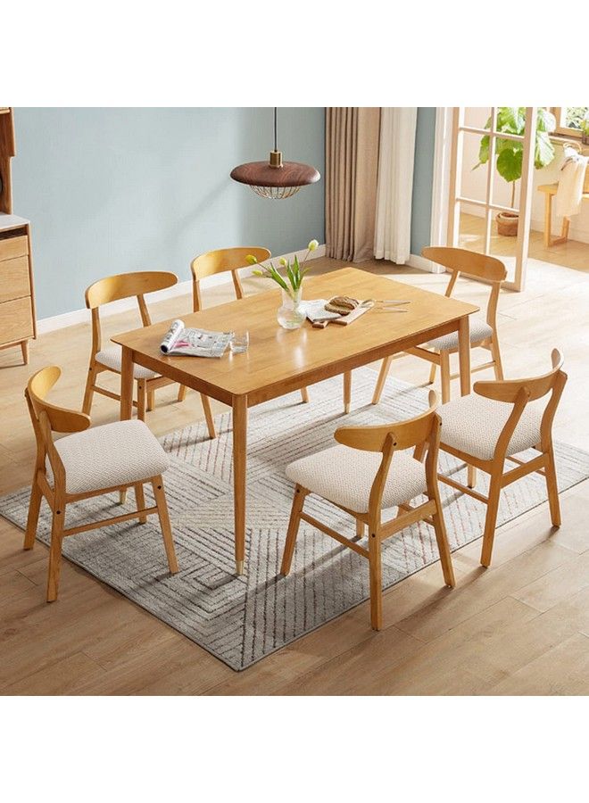 Fuloon Stretch Dining Chair Covers Chair Seat Covers Washable Seat Cushion Slipcover Chair Cover Dining Room For Hotel Ceremony Banquet Wedding Party (Beige 6) - Image 3