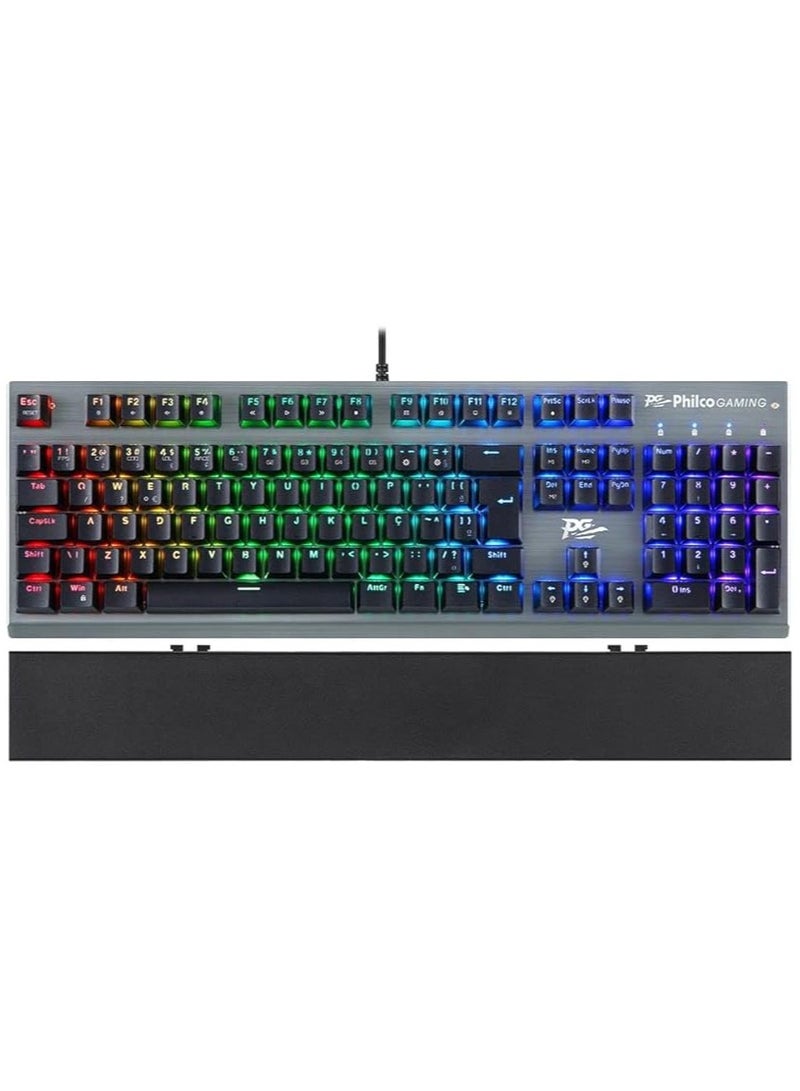 PKB92 RGB Gaming Mechanical Keyboard - OUTEMU Brown Switch - Software Support