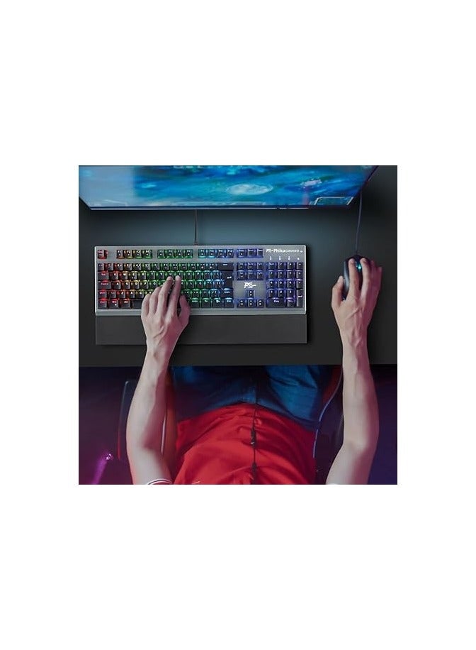 PKB92 RGB Gaming Mechanical Keyboard - OUTEMU Brown Switch - Software Support
