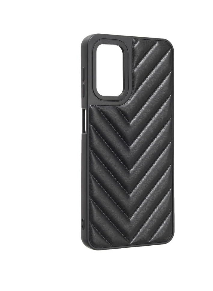 Leather Back Cover For Samsung Galaxy A13 / A23 / A04S, Black CFS-154 - Image 2