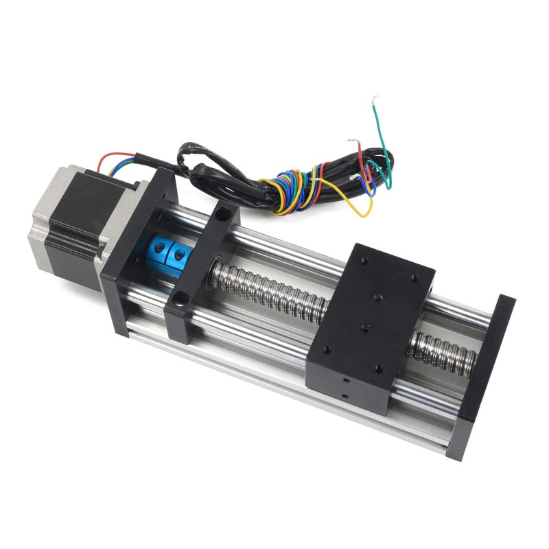 RATTMMOTOR محرك خطي RATTMMOTOR EBX1605 500 مم 1969 CNC مع محور بصري مزدوج 1605 برغي كروي سكة انزلاق خطي دليل حركة خطية CNC مع محرك خطوة Nema23 3A 12Nm لآلة CNC راوتر
