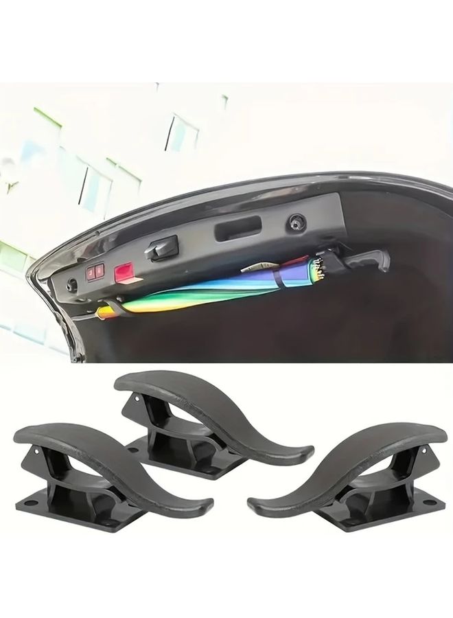 2 Black Durable Car Headrest Hooks Adjustable Vehicle Organizer for Bags Purses - Image 4