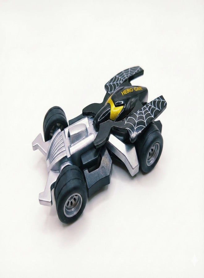 eToymart Mini Metal Die Cast Car Toy Play Set of 2 | Toy Vehicle Play Set | High Speed Unbreakable Small Racing Vehicle Cars for Kids | Exciting Playtime Adventures Toy | 3+ Years, Black - Image 3