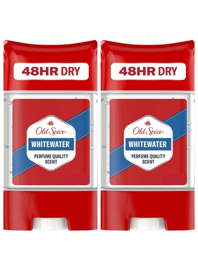 Whitewater Deodorant Stick - Antiperspirant, Free aluminum and sulfates, With Clean Water Scent 70ml 2 pcs